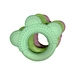 three-lobed ring natural latex teether toy